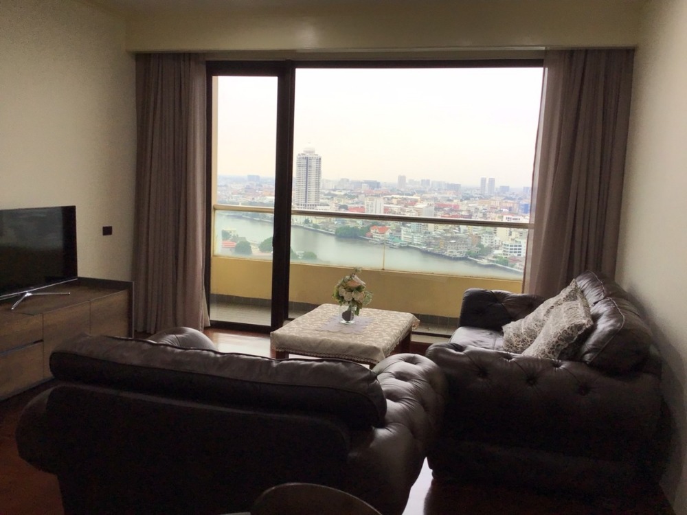 ให้เช่าคอนโดวงเวียนใหญ่ เจริญนคร : Baan Chao Phaya 1bed 70 sqm Fullyfurnish River View 28,000 baht permonth