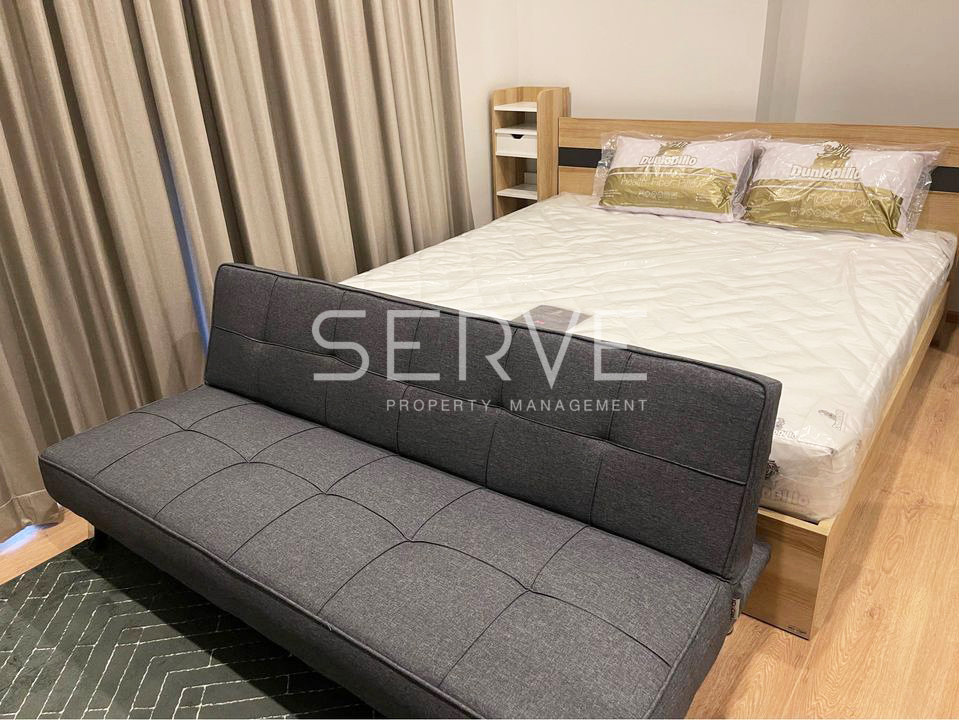 For RentCondoAri,Anusaowaree : 🔥Studio with Partition Nice Decorate High Fl. 25+ New Condo Good Location BTS Ari 220 m. at Noble Around Ari Condo / For Rent