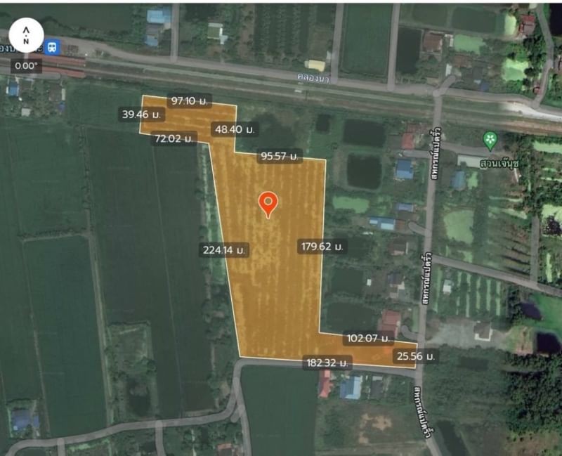 For SaleLandChachoengsao : Urgent sale of land for investment build a village Or allocate for investment, Bang Toey Subdistrict, Mueang Chachoengsao District, Chachoengsao Province