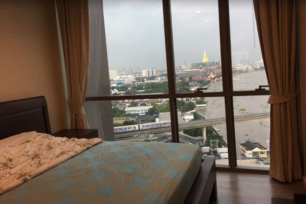 For RentCondoBang Sue, Wong Sawang, Tao Pun : X1250564 Condo for rent, 333 Riverside, size 94 sq m, 15th floor, Building B, river view.