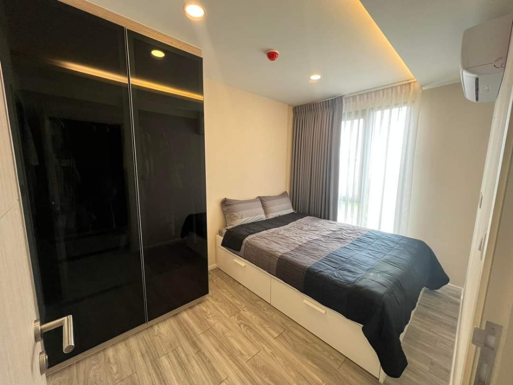 For RentCondoOnnut, Udomsuk : 🔥🔥For rent🔥🔥IKON Sukhumvit 77 Condo, beautiful room, fully furnished, ready to move in, price 12,000 baht.