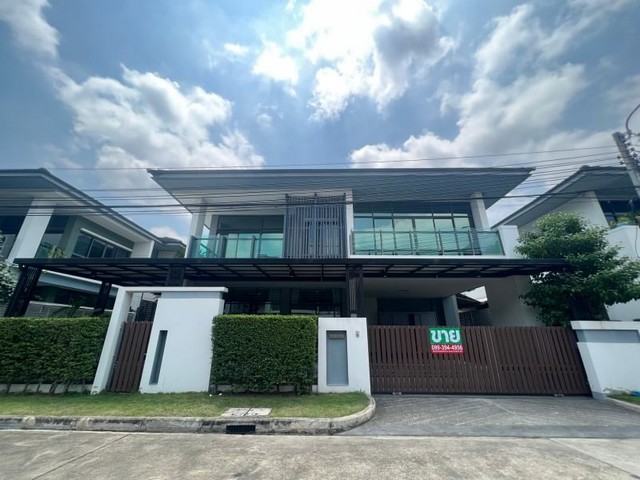 For SaleHousePattanakan, Srinakarin : Urgent sale, detached house for sale Beautiful house, ready to move in, Setthasiri Srinakarin-Rama 9, near Airport Link Hua Mak.