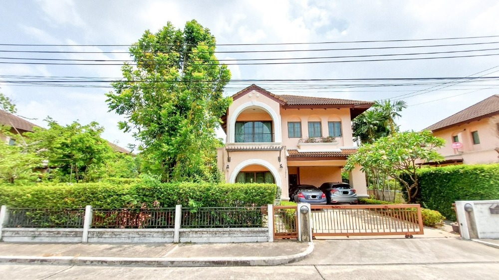 For SaleHouseNawamin, Ramindra : Single house for sale, The Tuscana Wongwaen-Ramindra, next to the main road, ready to move in! Phraya Suren Near Fashion Island Near Chalong Rat Expressway THE TUSCANA WONGWAEN-RAMINTRA