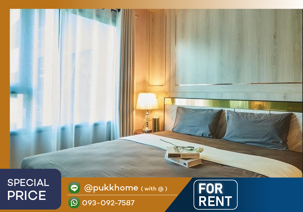 For RentCondoRama9, Petchburi, RCA : Life Asoke 🚄 next to MRT Phetchaburi / 30 sq m., decorated, ready to move in. Update rooms every day 📞 Line:@pukkhome (with @ )