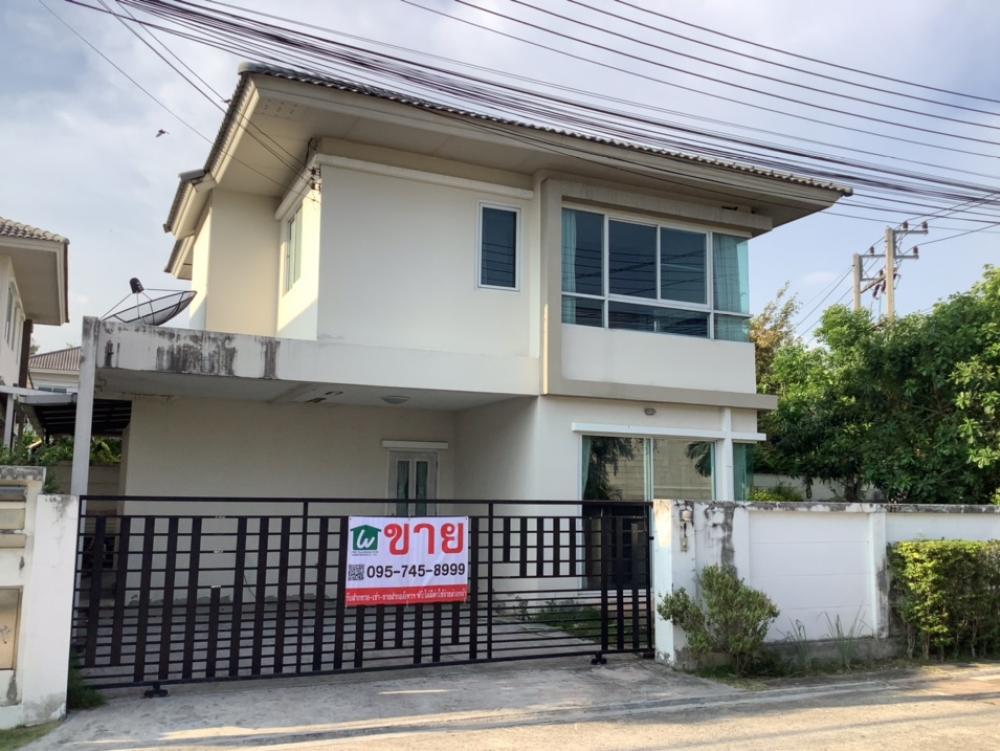 For SaleHouseSriracha Laem Chabang Ban Bueng : Single house for sale, Casa Ville Sriracha-Suan Suea, Chonburi, 66.2 sq m, corner house on the main road, near J-Park, Pinthong Industrial Estate, worth buying as an investment