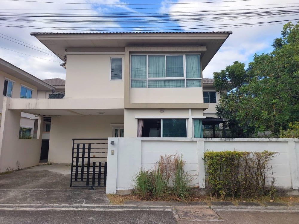 For SaleHouseSriracha Laem Chabang Ban Bueng : Single house for sale, Casa Ville Sriracha-Suan Suea, Chonburi, 66.2 sq m, corner house on the main road, near J-Park, Pinthong Industrial Estate, worth buying as an investment