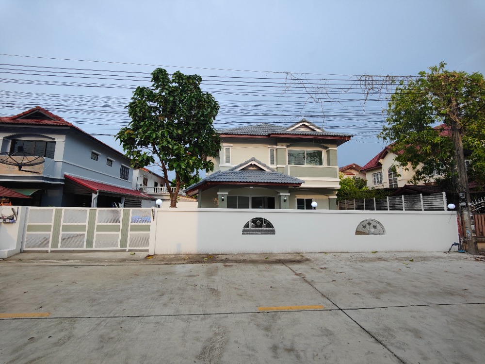 For SaleHousePathum Thani,Rangsit, Thammasat : House for sale, Prem Ruethai Fa Luang, Lam Luk Ka, Khlong 3 - 65.6 sq m, near the Green Line, Khu Khot Station.