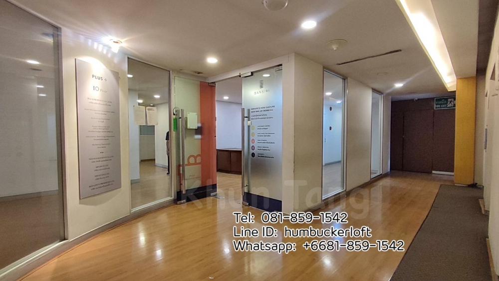 For RentOfficeSukhumvit, Asoke, Thonglor : Office space for rent whole floor, on the main road in the middle of Asoke.  (BTS Sukhumvit 350m)