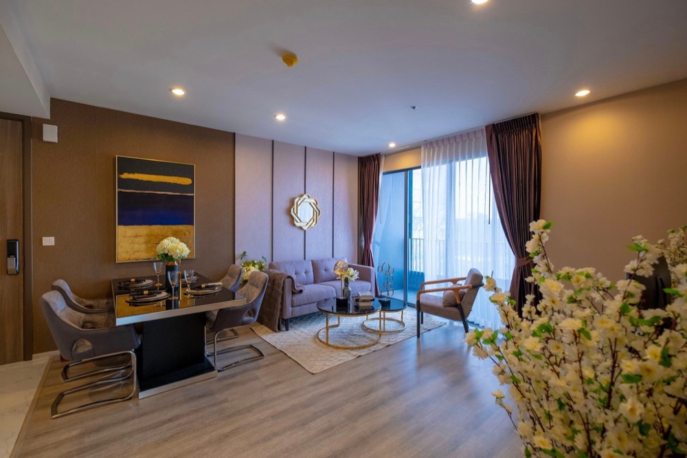 For RentCondoOnnut, Udomsuk : 🔥🔥 Urgent for rent!!️ Ready to move in (2 bedrooms, 84.5 sq m) Condo Ideo Mobi Sukhumvit 66 🟠2305-230