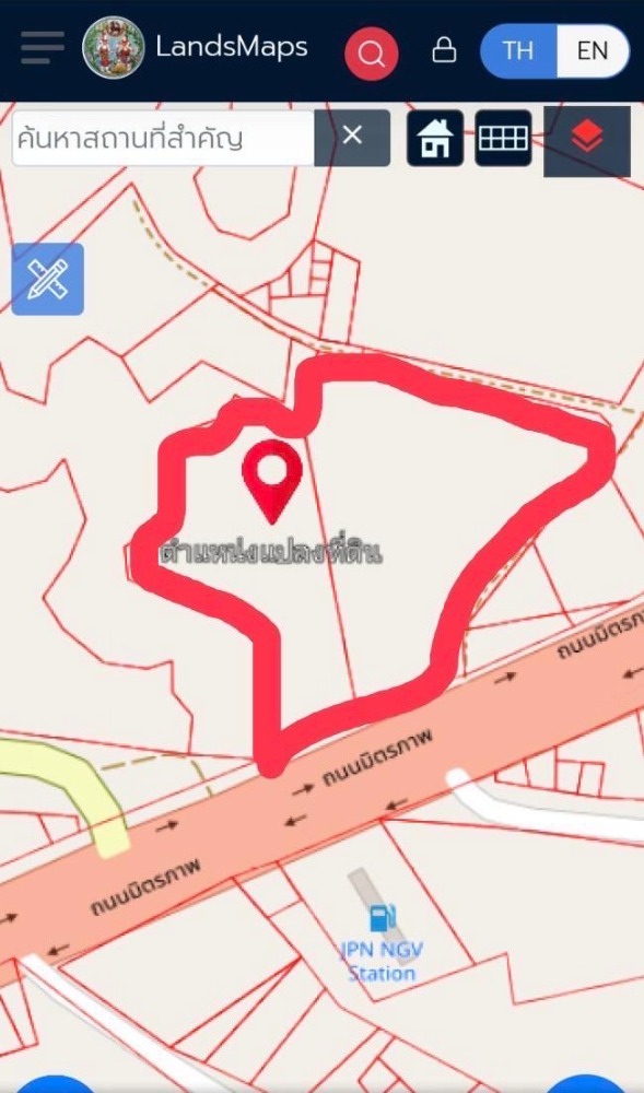 For SaleLandSaraburi : large plot of land Next to Mittraphap Road, Kaeng Khoi District, Saraburi Province / 22 Rai (Sale), Land near Mittraphap Road / 22 Rai (FOR SALE) PUP159