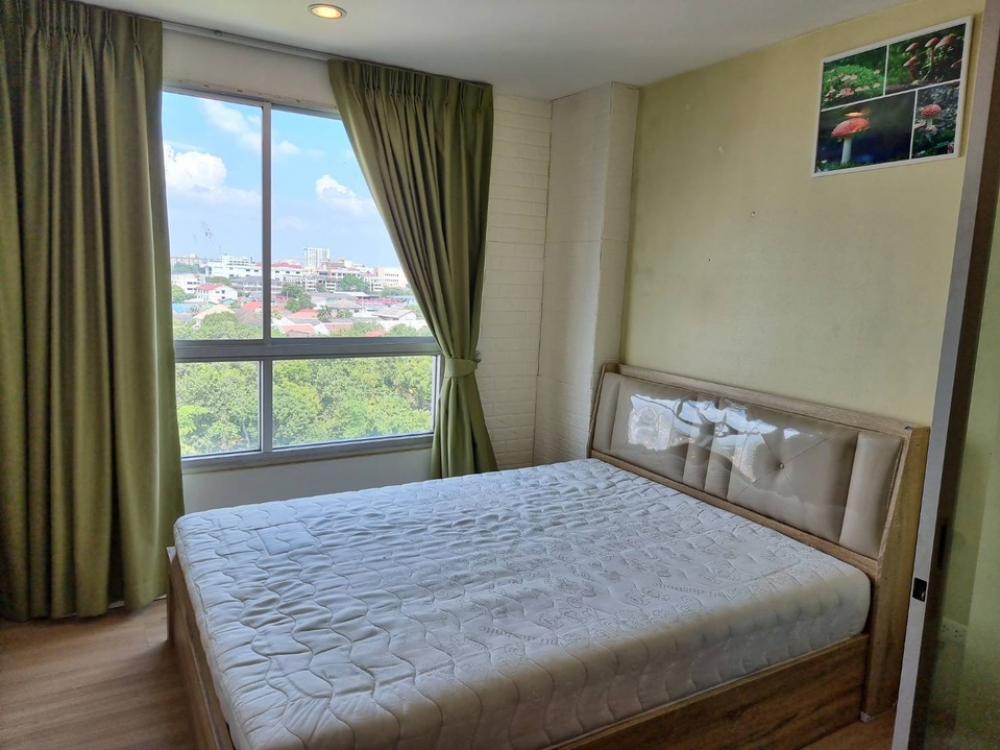 For SaleCondoSeri Thai, Ramkhamhaeng Nida : Condo for sale, The Niche ID Serithai, studio room, size 28 square meters, 8th floor, Building A, corner room, garden view