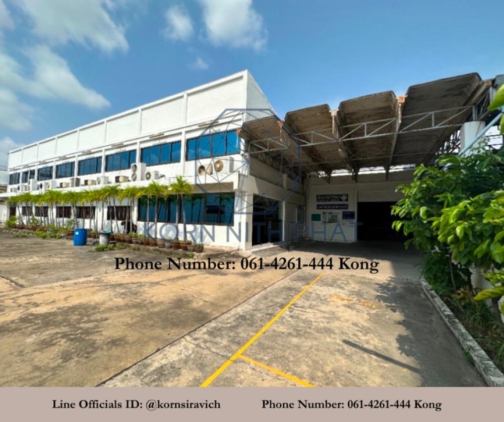 For RentFactoryBangna, Bearing, Lasalle : Lasalle factory for rent - Sukhumvit 105, total usable area 7,700 square meters, easy car entry and exit. near transportation