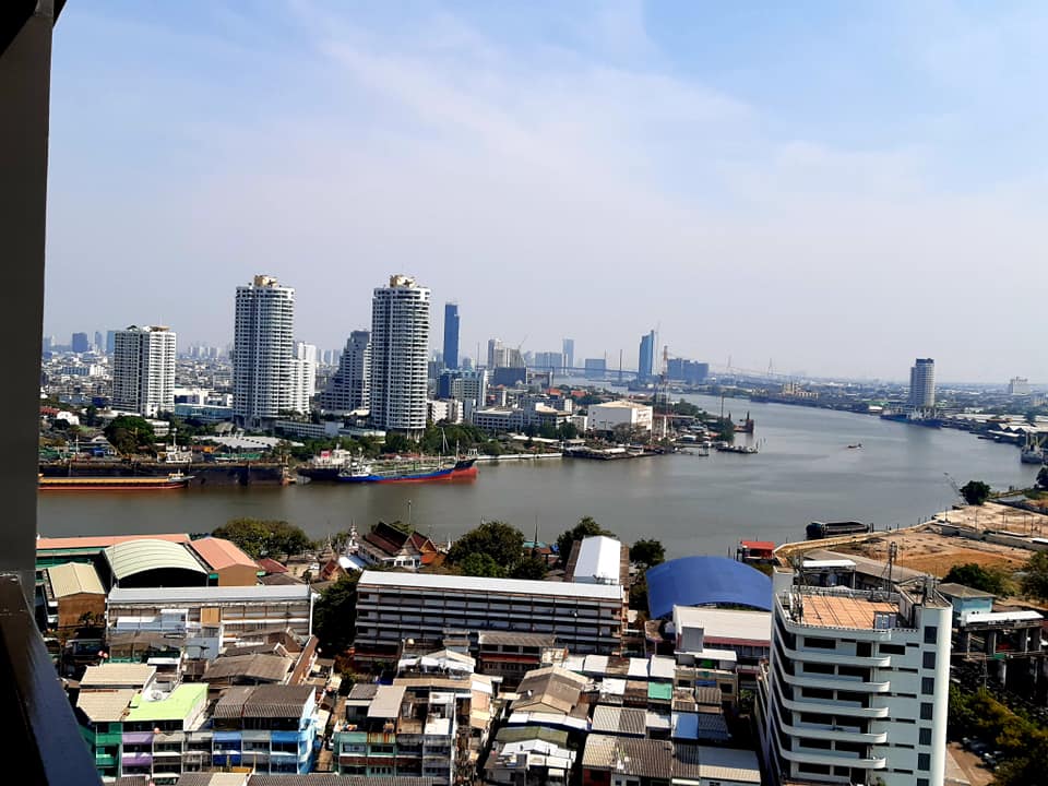 For SaleCondoWongwianyai, Charoennakor : For sale, 20th floor, beautiful river view, 30 sqm., 1 bedroom