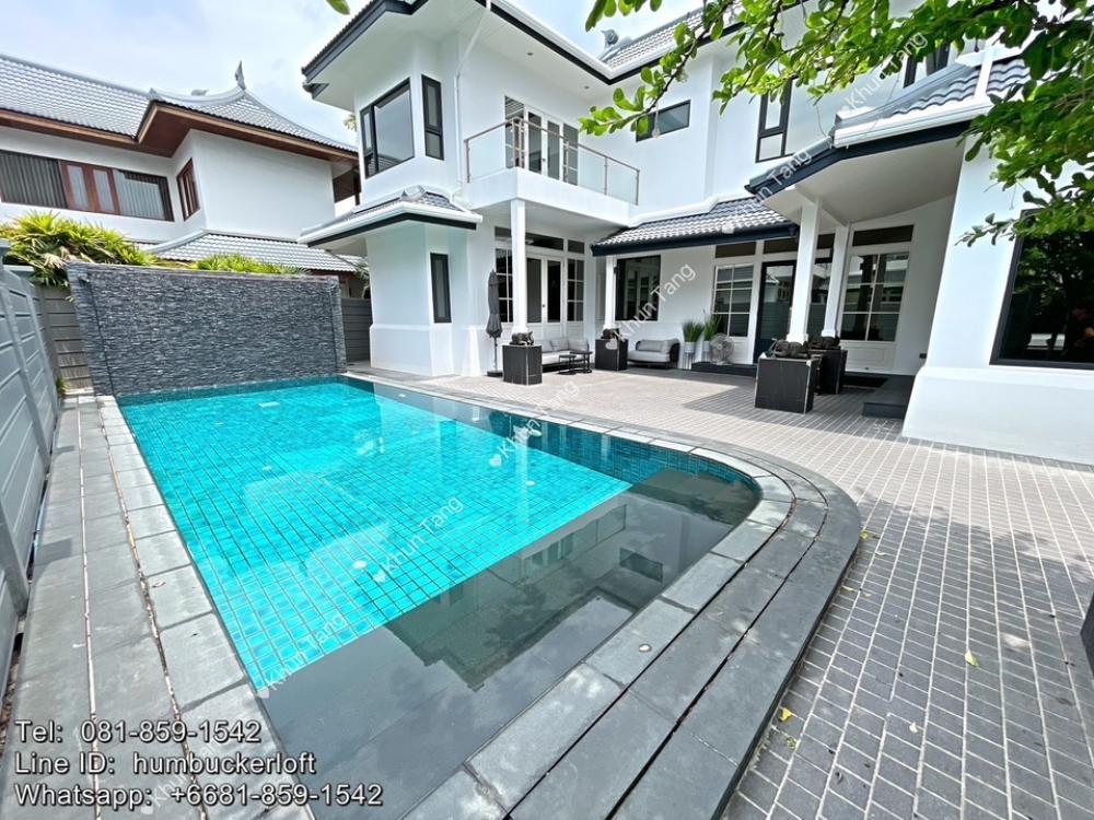 For RentHouseSukhumvit, Asoke, Thonglor : Pool Villa for Rent in Ekkamai