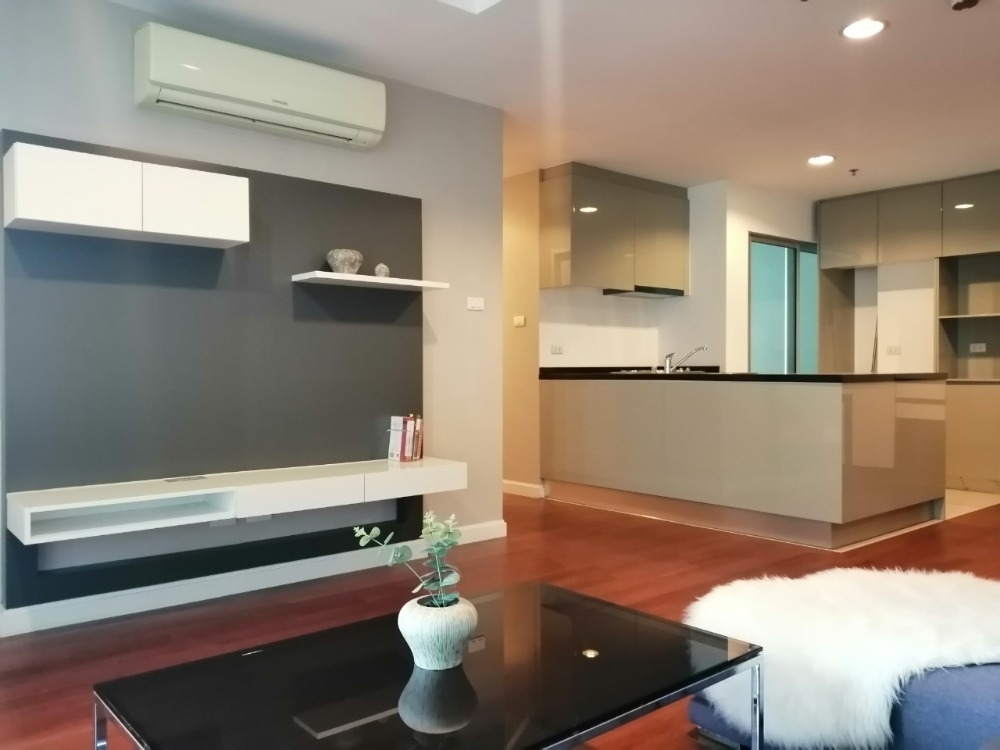 For RentCondoRama9, Petchburi, RCA : 🔥🔥Good price, beautiful room, exactly as described📌Belle Grand Rama 9 [2 bedrooms, 77 sq m.]🟠#PT2408_084