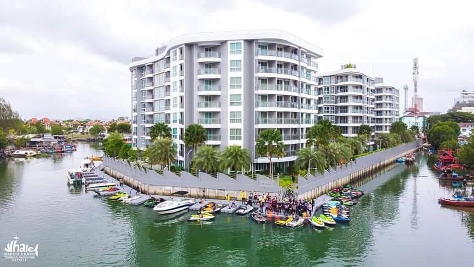 For SaleCondoPattaya, Bangsaen, Chonburi : Sell or rent a ready-to-move-in condo, Whale Marina Condo, 30.32 sq m., with furniture. electrical appliance and yacht mooring rights