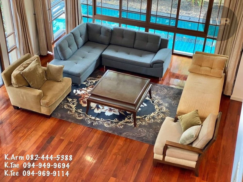 For RentHouseOnnut, Udomsuk : #Rent a luxury house #Sukhumvit 67 #rare house #behind the corner #private swimming pool