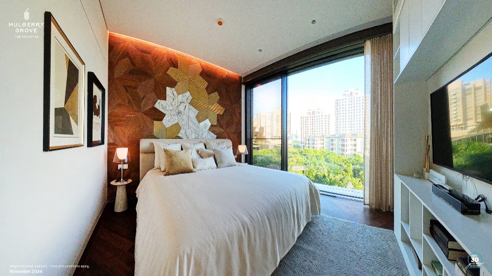 ขายคอนโดบางนา แบริ่ง ลาซาล : Condo for SALE *Mulberry Grove The Forestias 101.61 sq.m. 2 bedroom@29.90 MB