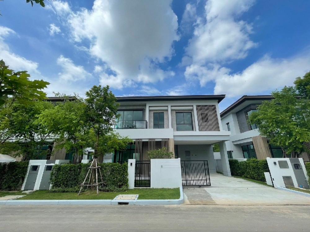 For SaleHouseBangna, Bearing, Lasalle : Single house, Bangkok Boulevard, Bangna km 5 (new house, never lived in) (H23063)