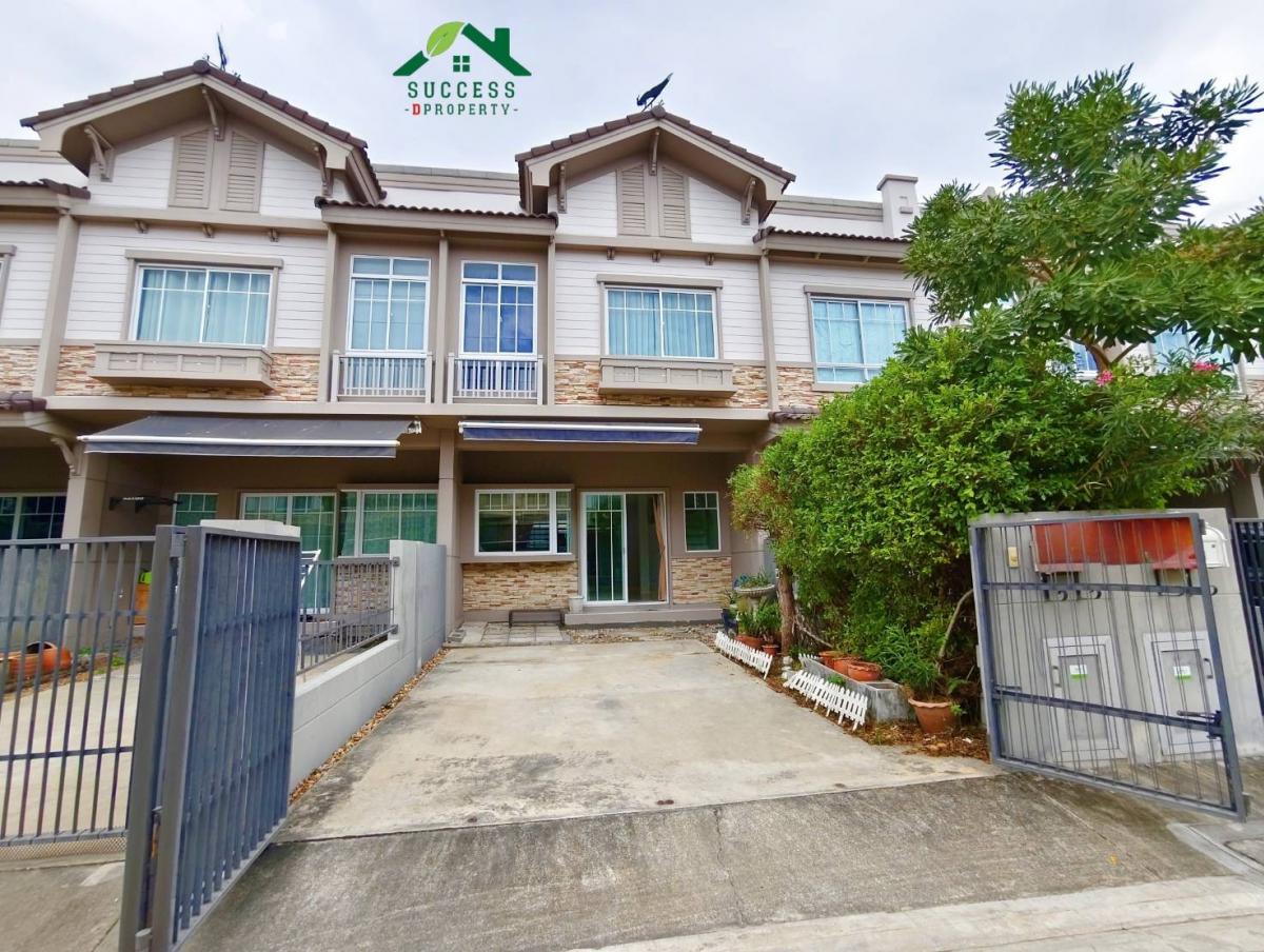 For SaleTownhouseSamut Prakan,Samrong : Luxury townhome for sale, Indy 2 Srinakarin, new condition, beautiful decoration, ready to move in, near BTS Srinakarin, near the expressway 15 minutes