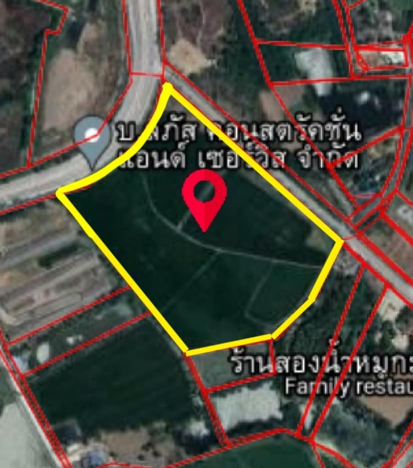 For SaleLandPhutthamonthon, Salaya : Land for sale, Kamphaeng Saen District, Malai Man Road, almost 200 m wide. #Good location, land area 34 rai 1 ngan 87 square wah, 2.50 million baht per rai #high potential