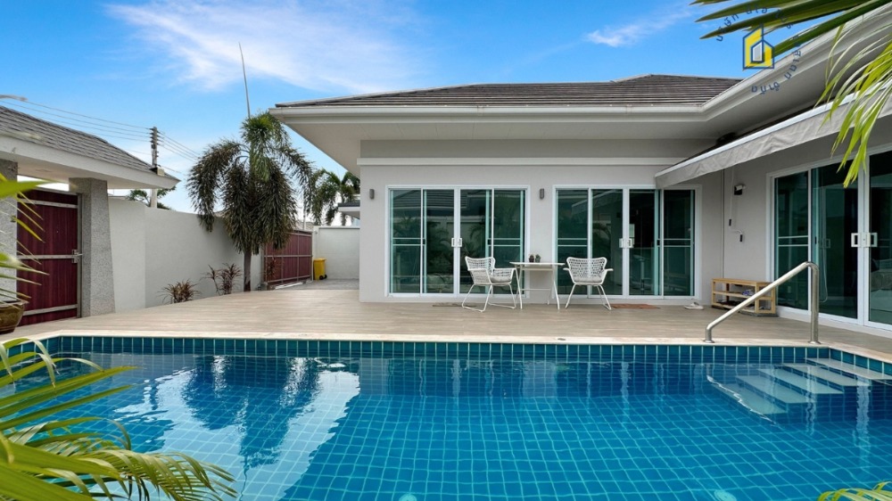 For SaleHouseKhon Kaen : 📌 Pool villa, 3 bedrooms, 2 bathrooms, area 77.4 sq wah, resort-style house with private swimming pool in Khon Kaen Province, Thailand