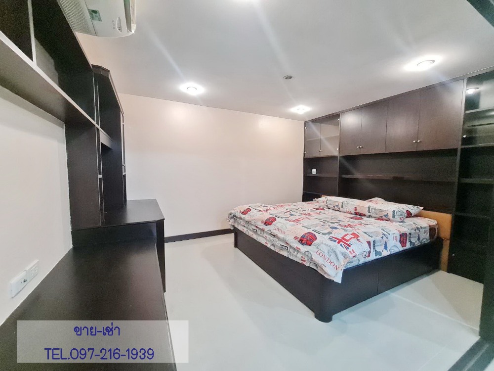 For RentCondoRatchadapisek, Huaikwang, Suttisan : 📣Condo for rent, corner room, large area, Ratchada City, near MRT Huai Khwang, ready to move in