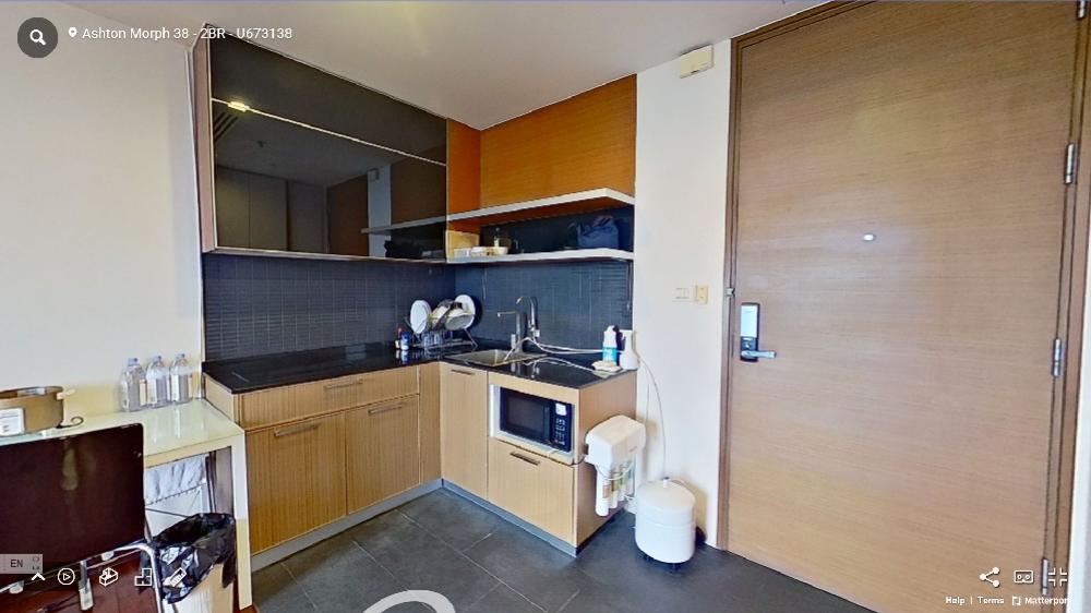 For SaleCondoSukhumvit, Asoke, Thonglor : Ashton Morph 2 bed 1 bath condo for sale