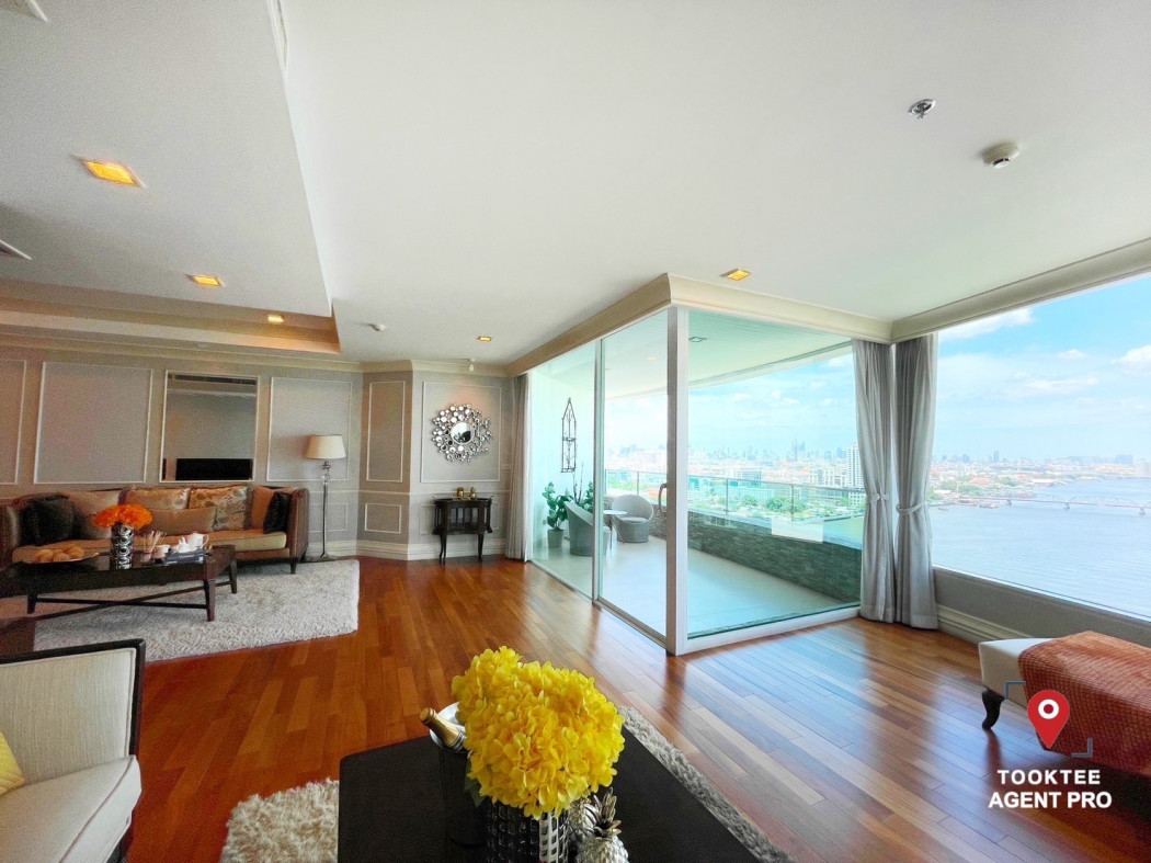 For SaleCondoPinklao, Charansanitwong : Condo for sale, luxury condo on the Chao Phraya River, My Resort @ River, 175 sq m.