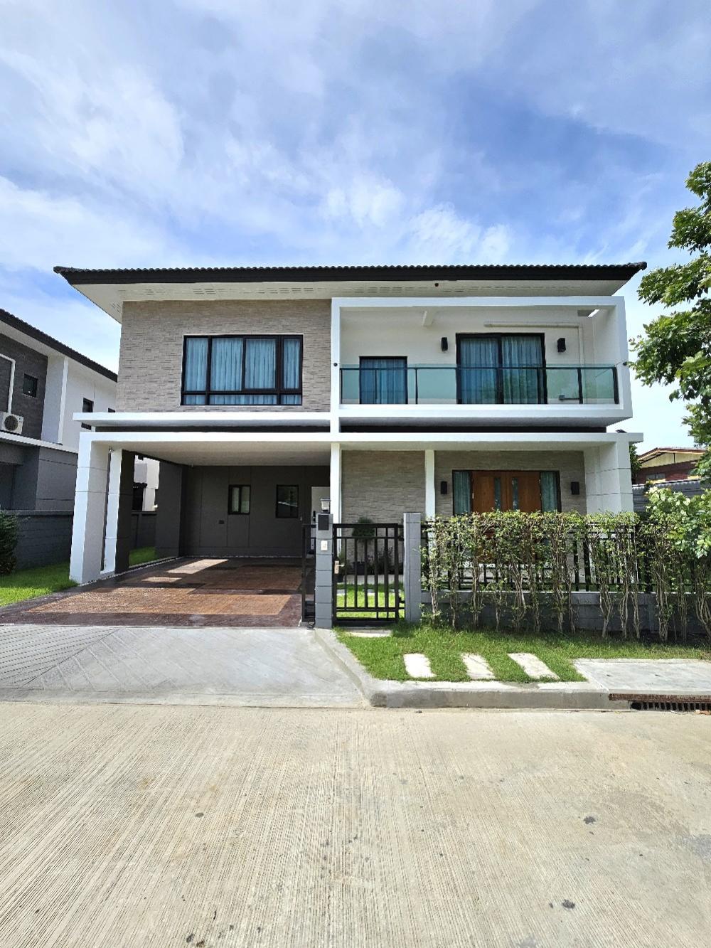 For SaleHouseNonthaburi, Bang Yai, Bangbuathong : 📌Single house for sale, fully furnished, ready to move in, The City Ratchaphruek-Pinklao, near the expressway, convenient travel on many routes.