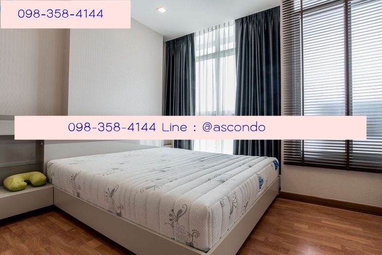 For RentCondoBangna, Bearing, Lasalle : Condo for rent, The Coast Bangna, beautiful room with complete furniture appliances