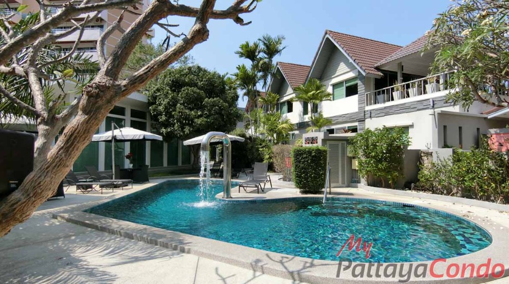 ขายบ้านพัทยา บางแสน ชลบุรี สัตหีบ : ขายบ้านพูลวิลล่า Boutique Garden Pool Villas / Chateau Dale Tropical Villas