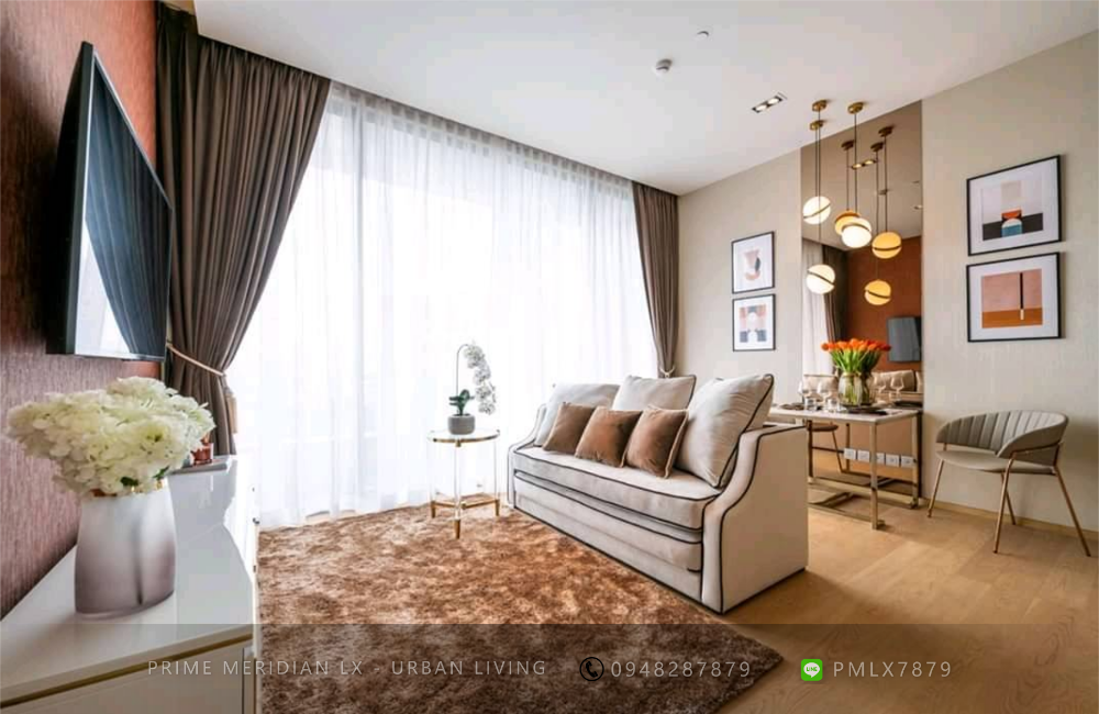 ให้เช่าคอนโดสีลม ศาลาแดง บางรัก : Saladaeng One - Beautifully furnished 1 Bedroom / Ready to Move In