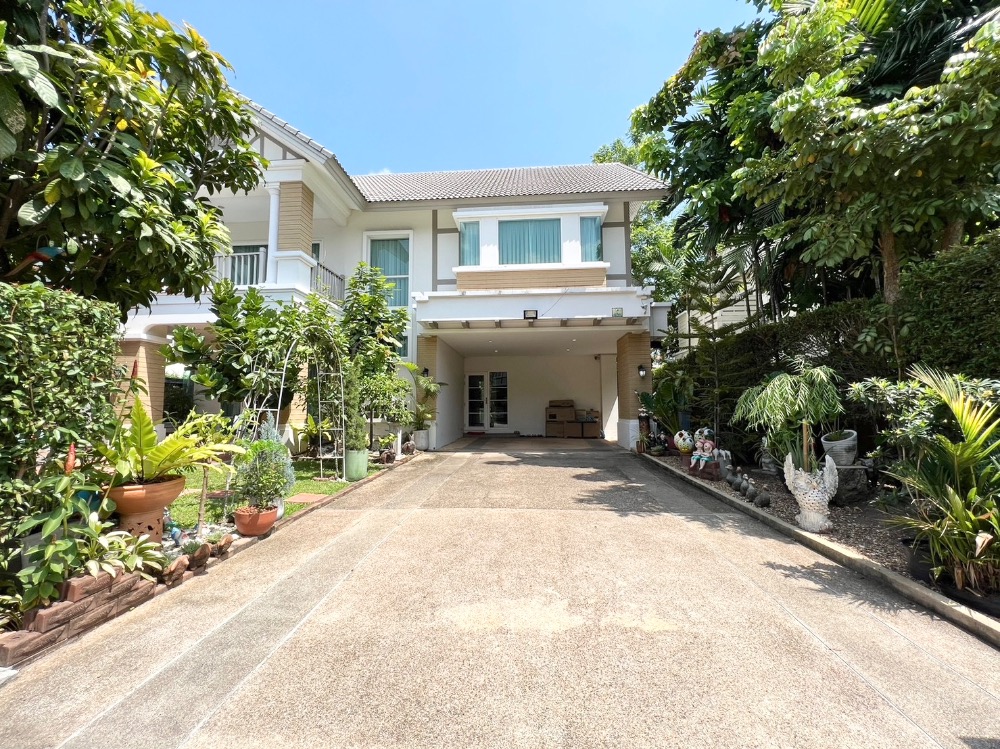 For SaleHouseRattanathibet, Sanambinna : House for sale, Laddarom, next to Ratchaphruek Road, 102.9 sq m., beautiful built-in, ready to move in.