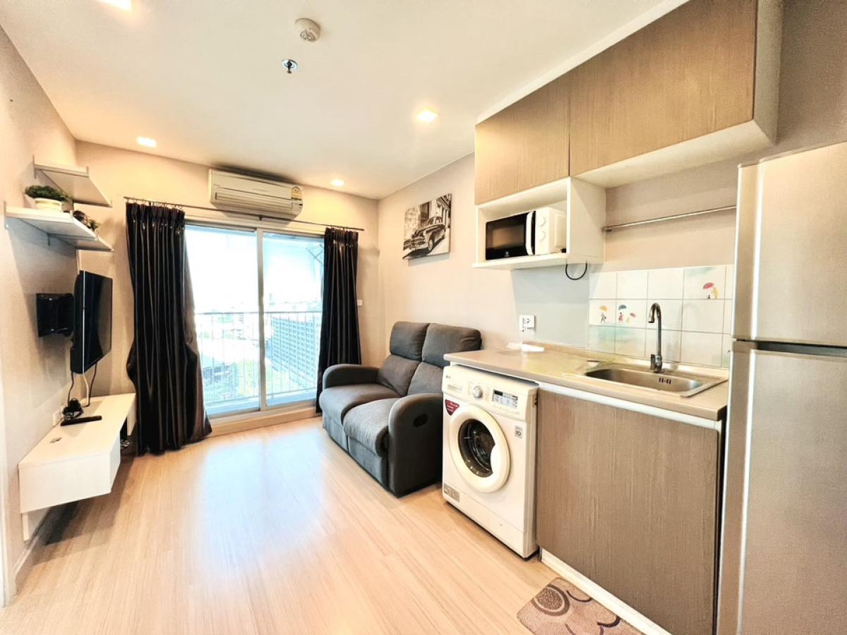 For RentCondoNonthaburi, Bang Yai, Bangbuathong : For rent!!️ Casa Condo Bang Yai, 1 bedroom, 1 bathroom, large room size 34 sq m.‼ ️ Floor 21, 2 air conditioners, furniture with electrical appliances You can enter now. North facing balcony