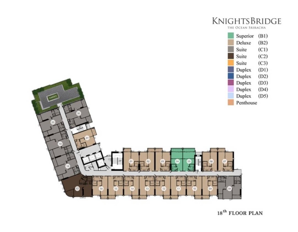 ขายคอนโดศรีราชา แหลมฉบัง บ้านบึง : For Sell KNIGHTSBRIDGE THE OCEAN SRIRACHA 1 bed ชั้นสูง วิวสวย ราคาพิเศษ