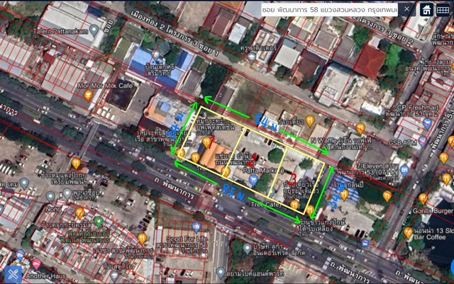 For SaleLandPattanakan, Srinakarin : K1453 Land for sale Next to Phatthanakan Road, area 742 square wah, width 85 meters, next to the main road, opposite Soi Phatthanakan 58, price 250,000/square wah