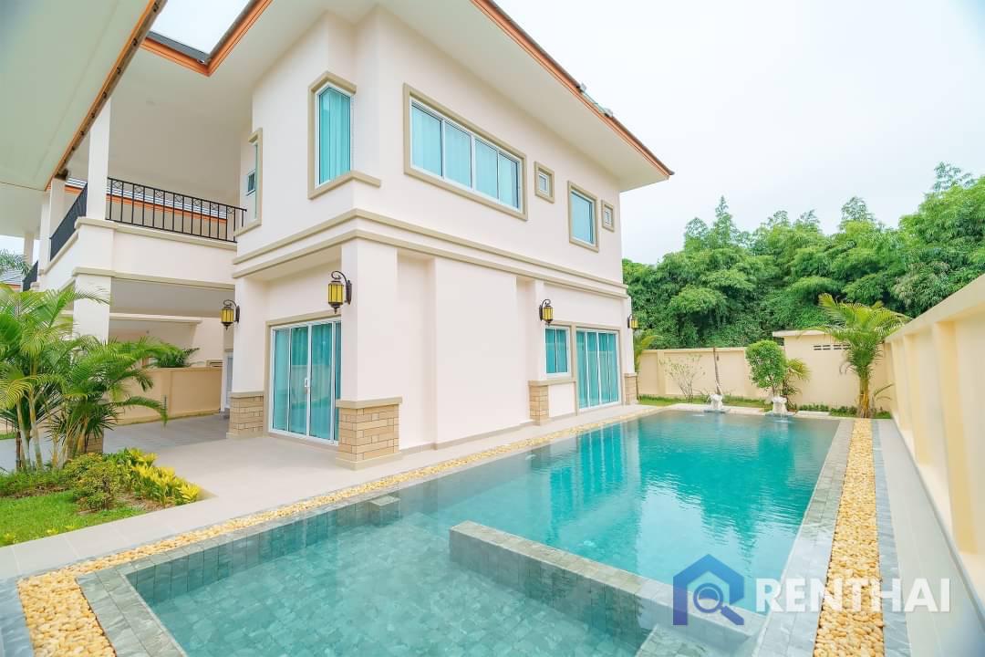 For SaleHousePattaya, Bangsaen, Chonburi : For sale house 4 bedrooms at Baan Dusit Pattaya Garden