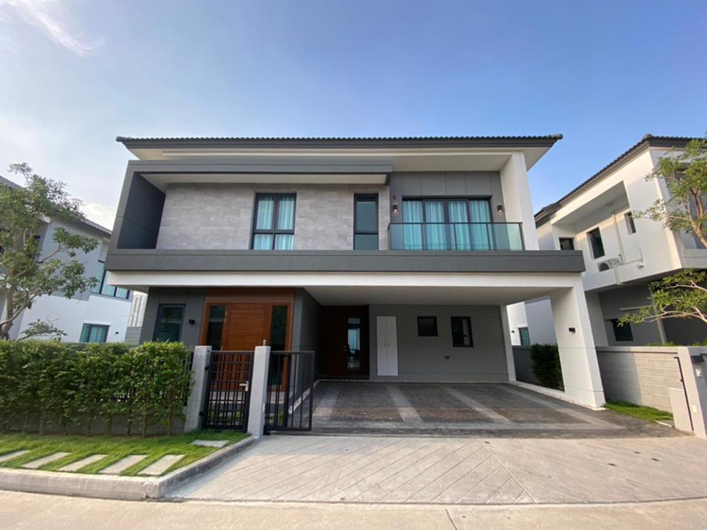 For SaleHouseBangna, Bearing, Lasalle : The City Bangna, luxury detached house Fully furnished and ready to move in. Close to the expressway and Mega Bangna, only 5 minutes.