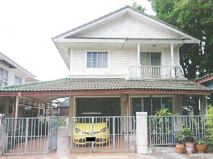 For SaleHousePathum Thani,Rangsit, Thammasat : For sale: 2-storey detached house with office, Pruksa Lada Village, Rangsit-Khlong 4