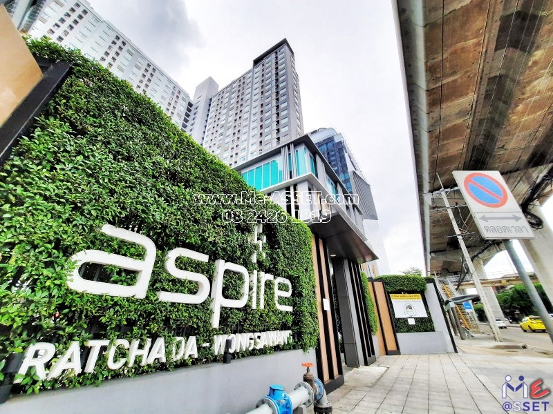 For SaleCondoBang Sue, Wong Sawang, Tao Pun : Condo for sale near BTS, Wong Sawang, Bang Sue, Bang Son: Aspire Ratchada-Wong Sawang: 26.12 square meters.