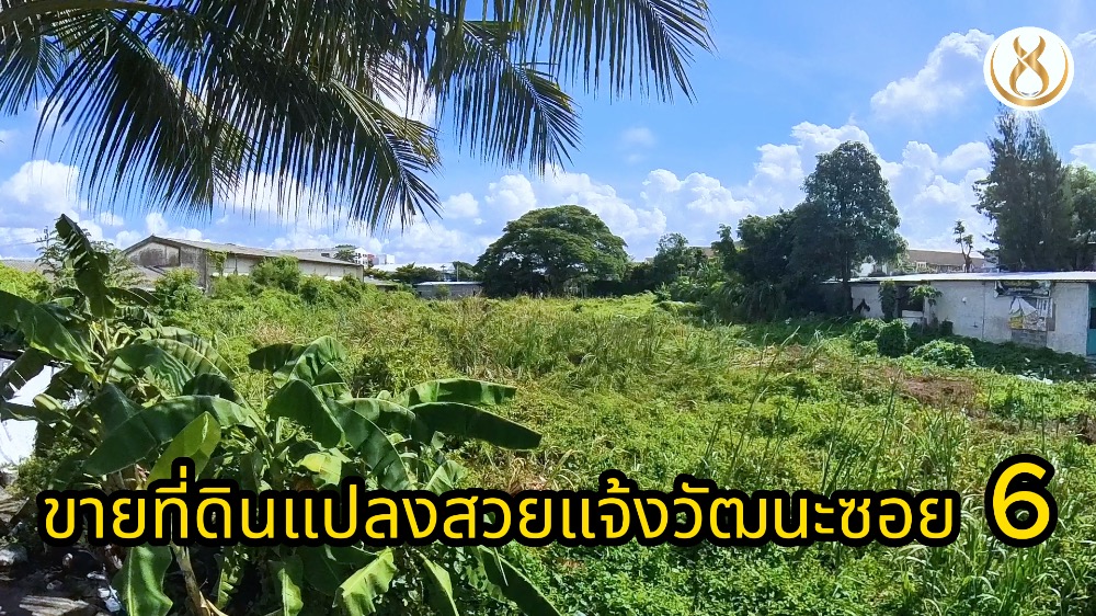 For SaleLandVipawadee, Don Mueang, Lak Si : For sale: Beautiful plot of land, Soi Chaeng Watthana Soi 6 (1 rai 3 ngan 51 sq m)