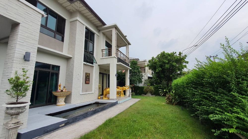 For SaleHouseLadkrabang, Suwannaphum Airport : Luxury house for sale, 2-storey detached house (South) Perfect Masterpiece Sukhumvit 77 ⁕ Quality society, peaceful, peaceful, private ⁕