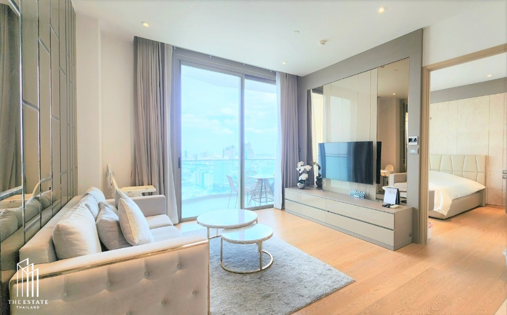 For RentCondoWongwianyai, Charoennakor : Condo for RENT *Magnolias Waterfront Residences, high floor 20+, superb view of the metropolis, beautiful decoration @65,000 Baht