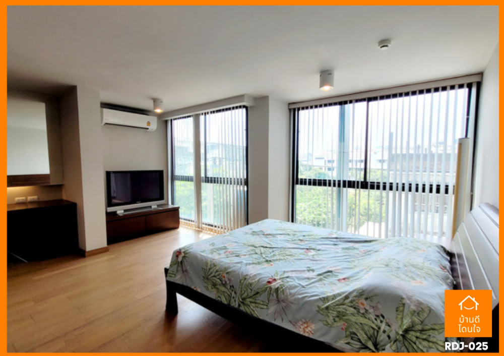 For RentCondoOnnut, Udomsuk : Condo for rent, big room, Bangkok Feliz Sukhumvit 69 (92 sq m), 2 bedrooms, 2 bathrooms, near BTS Phra Khanong, only 160 meters.