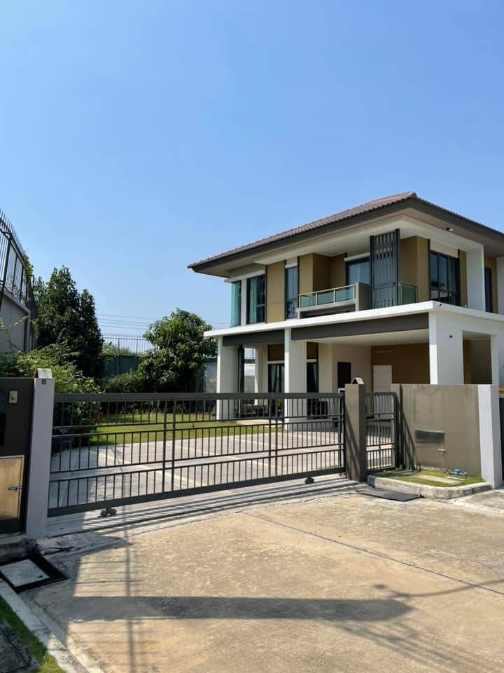 For SaleHouseNonthaburi, Bang Yai, Bangbuathong : Burasiri - Ratchaphruek 345, lots of space, beautifully decorated, fully furnished Burasiri Ratchaphruek by Sansiri