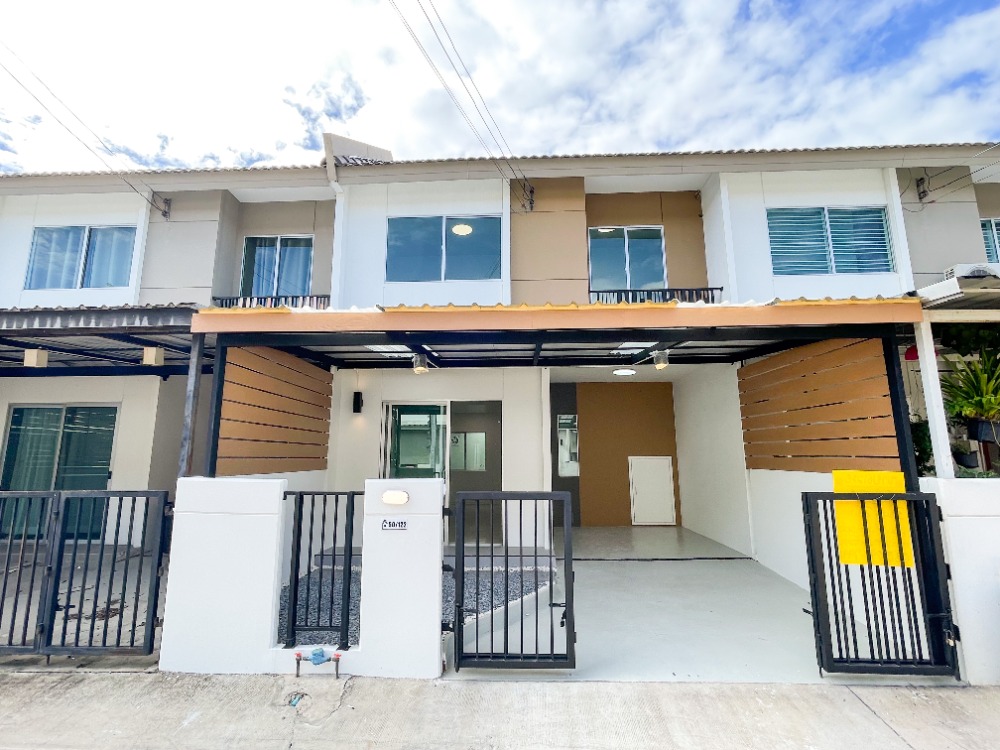 For SaleTownhouseNonthaburi, Bang Yai, Bangbuathong : 2-storey townhouse, Baan Pruksa 112, Bang Phai-Bang Yai BTS Station, beautifully renovated, complete, ready to move in, near MRT (sale by owner)