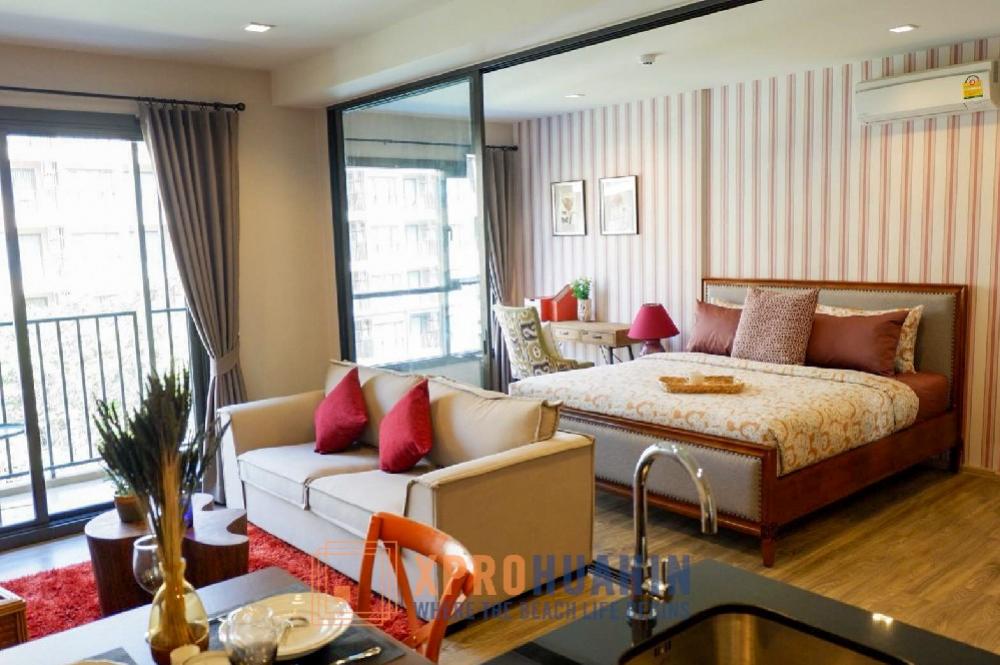 For SaleCondoCha-am Phetchaburi : Great Offet! 1 bedroom unit, pool view, fully furnished.