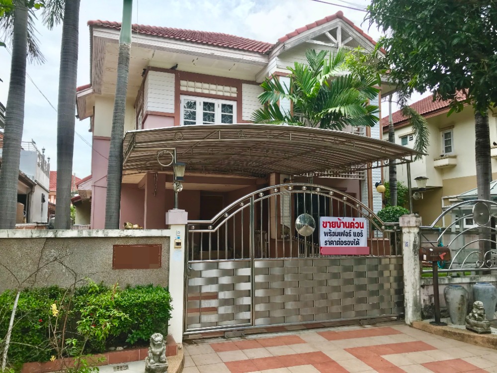 For SaleHouseMin Buri, Romklao : BH91 House for sale Flora Ville Park City Suwinthawong 38