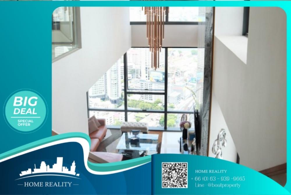 ให้เช่าคอนโดสาทร นราธิวาส : For rent📍1 bed Duplex 🛀the bangkok sathorn📞0639399665